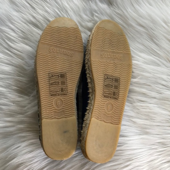 Soludos Denim Cherry Smoking Slipper Espadrille - Picture 7 of 8